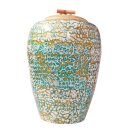 Vietnam Bambus Dose Bonglu  mit Eierschalen belegt H: 25 cm = Code I