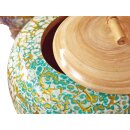 Vietnam Bambus Dose Bonglu  mit Eierschalen belegt H: 25 cm = Code I