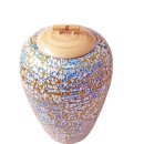 Vietnam Bambus Dose Bonglu  mit Eierschalen belegt H: 25 cm = Code I