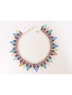 Embera Glasperlenschmuck Kette im Boho-Ibiza Stil No.02 =...