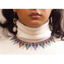 Embera Glasperlenschmuck Kette im Boho-Ibiza Stil No.02 = 40 cm