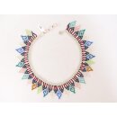Embera Glasperlenschmuck Kette im Boho-Ibiza Stil No.02 = 40 cm