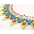 Embera Glasperlenschmuck Kette im Boho-Ibiza Stil No.03 = 40 cm