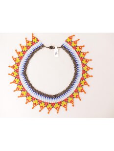 Embera Glasperlenschmuck Kette im Boho-Ibiza Stil No.05 =...