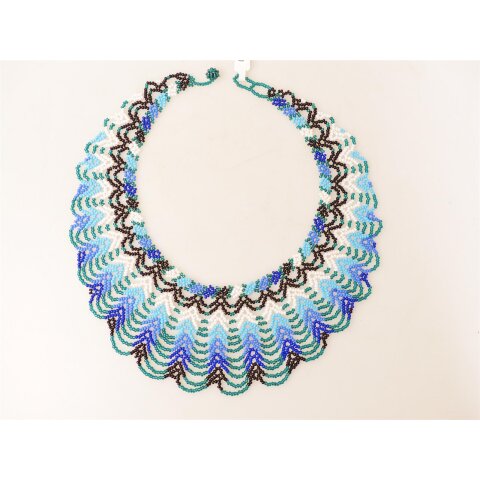 Embera Glasperlenschmuck Kette im Boho-Ibiza Stil No.08 = 45 cm