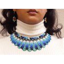 Embera Glasperlenschmuck Kette im Boho-Ibiza Stil No.08 = 45 cm