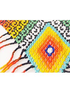 Embera Glasperlenschmuck Kette im Boho-Ibiza Stil No.11 = 79 cm