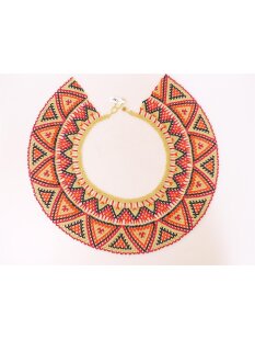 Embera Glasperlenschmuck Kette im Boho-Ibiza Stil No.13 =...