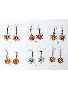 Embera Glasperlenschmuck Ohrhänger im Boho-Ibiza...