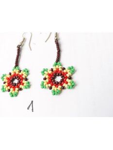 Embera Glasperlenschmuck Ohrhänger im Boho-Ibiza...