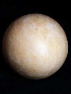 Das größte Ei der Welt ! Aepyornis maximus Elefantenvogel Ei Nr. XV präpariert, mit kleinem Fraßloch H: 33 cm 1700 g