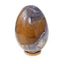 JaEi07 Skulptur Ei polychromer Madagaskar Jaspis 140 mm 1778 g
