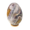 JaEi07 Skulptur Ei polychromer Madagaskar Jaspis 140 mm 1778 g