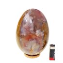 JaEi08 Skulptur Ei polychromer Madagaskar Jaspis 150 mm 2180 g