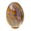 JaEi08 Skulptur Ei polychromer Madagaskar Jaspis 150 mm 2180 g