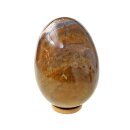 JaEi08 Skulptur Ei polychromer Madagaskar Jaspis 150 mm 2180 g