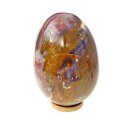 JaEi08 Skulptur Ei polychromer Madagaskar Jaspis 150 mm 2180 g