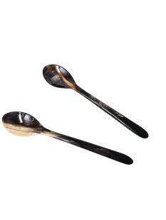 Horn Esslöffel 2 Stück 21 cm 1A Qualität