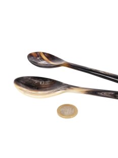 Horn Esslöffel 2 Stück 21 cm 1A Qualität