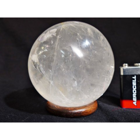KB27 Bergkristall Heilstein Kugel Madagaskar 1015 g; D: 90 mm
