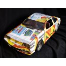 Buick Skyhawk aus gelb blauen Werbedosen M 1:10  Länge ca. 56 cm