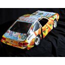 Buick Skyhawk aus gelb blauen Werbedosen M 1:10  Länge ca. 56 cm