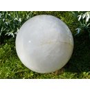 Madagaskar Blütenblatt Quarz Milchquarz Weißquarz Kugel 15 kg D 200 mm