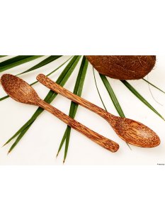 Vietnam Kokosholz Esslöffel Jiaoli 17 cm = Code Y